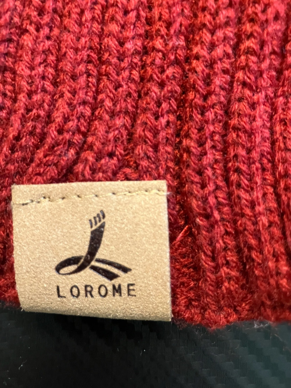 Cozy Ribbed Knit Scarf - Red - Picture 2 of 4
